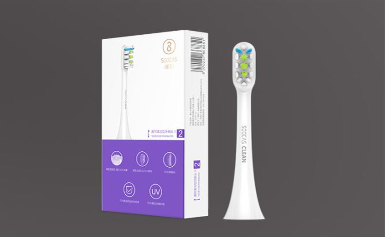 Bộ 2 Đầu Bàn Chải Răng Làm Sạch SOOCAS / Xiaomi BH01W – Trắng