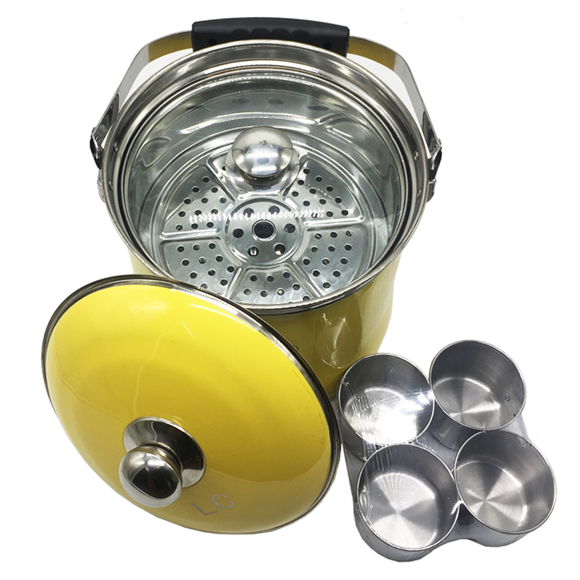 Nồi ủ giữ nhiệt chân không đa năng inox Hoàng Gia 7l màu vàng