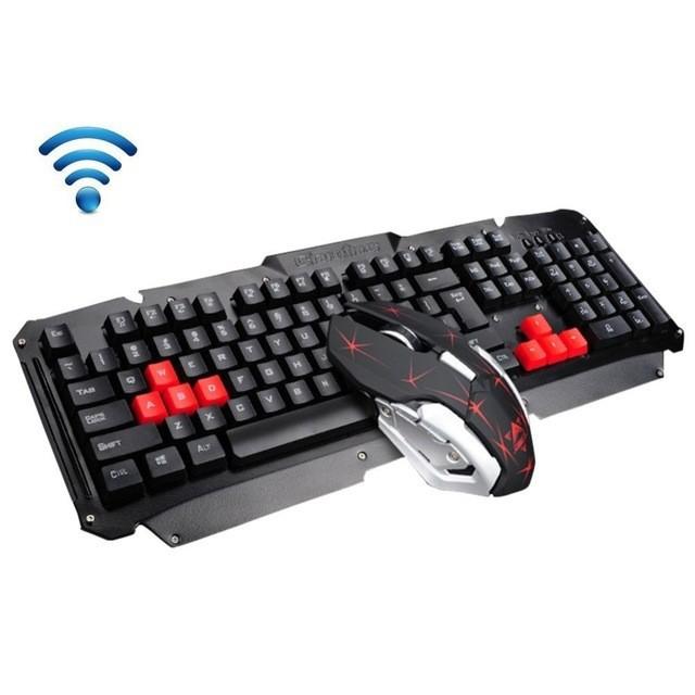 Bộ bàn phím và chuột không dây HK6700