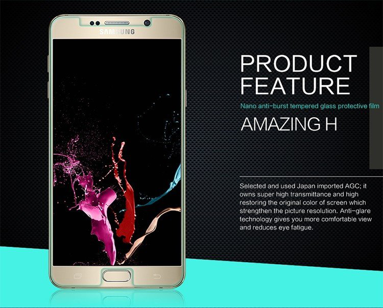 Miếng Dán Cường Lực Samsung Galaxy Note 5 Độ Cứng 9H Nillkin - Hàng Chính Hãng