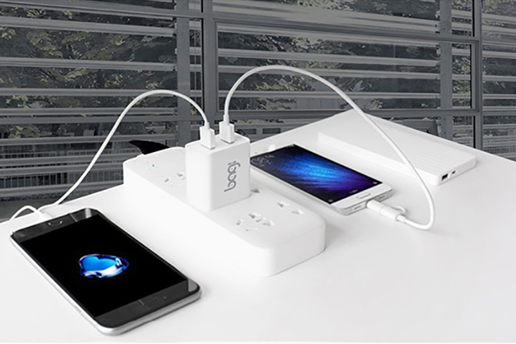 Adapter Sạc Bagi PA-M23 USB Kép Quick Charge BGPower 5.2V-3.1A - Hàng Chính Hãng