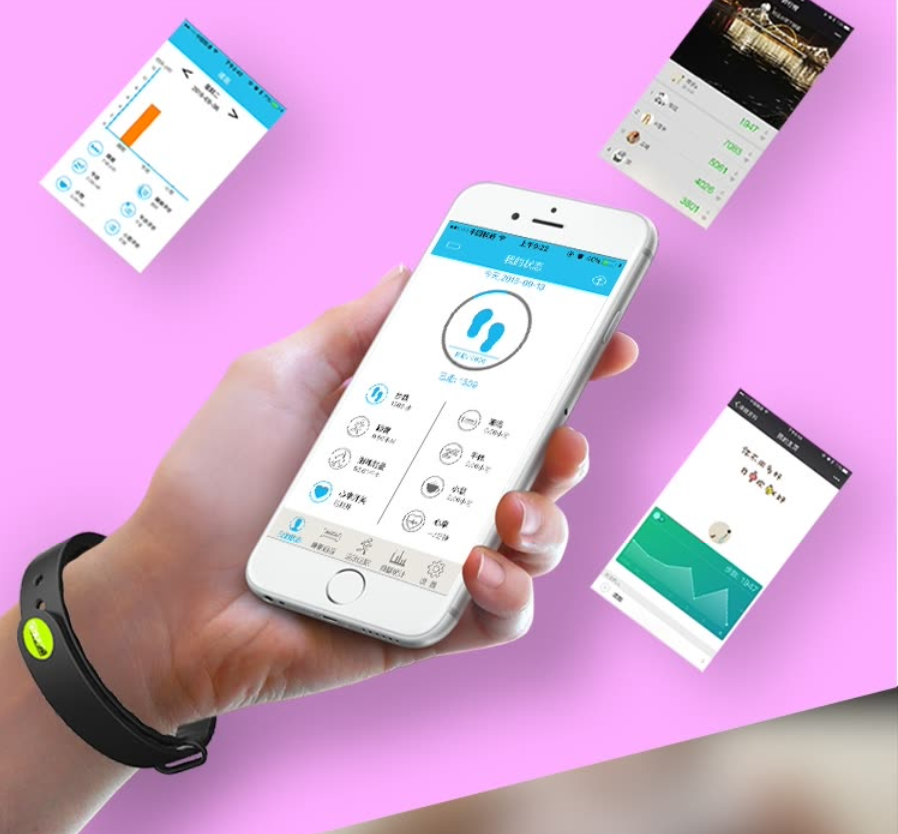 Vòng Đeo Tay Thể Thao Thông Minh Cảm Ứng Toàn Màn Hình QCT-W2 - Đen