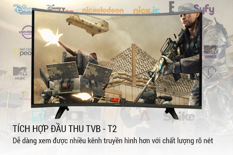 Smart Tivi Màn Hình Cong Asanzo 40 inch AS40CS6000