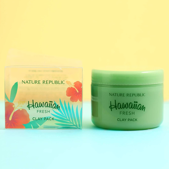 Mặt Nạ Dưỡng Da Chiết Xuất Đất Sét Nature Republic Hawaiian Fresh Clay Pack (96ml)