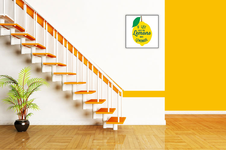 Tranh Trang Trí If Life Gives You Lemons