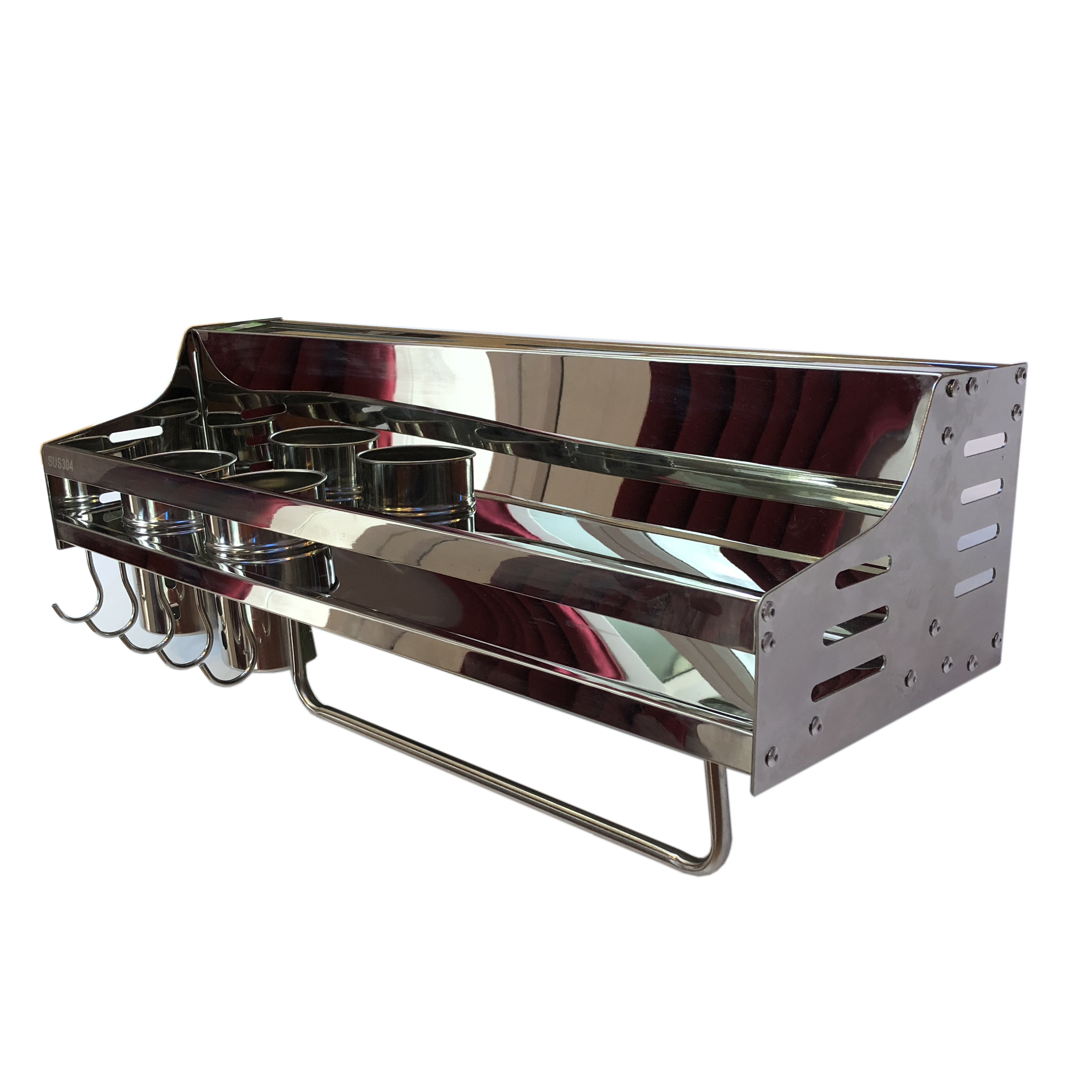 Kệ nhà bếp treo tường đa năng inox sus 304 PIEN0
