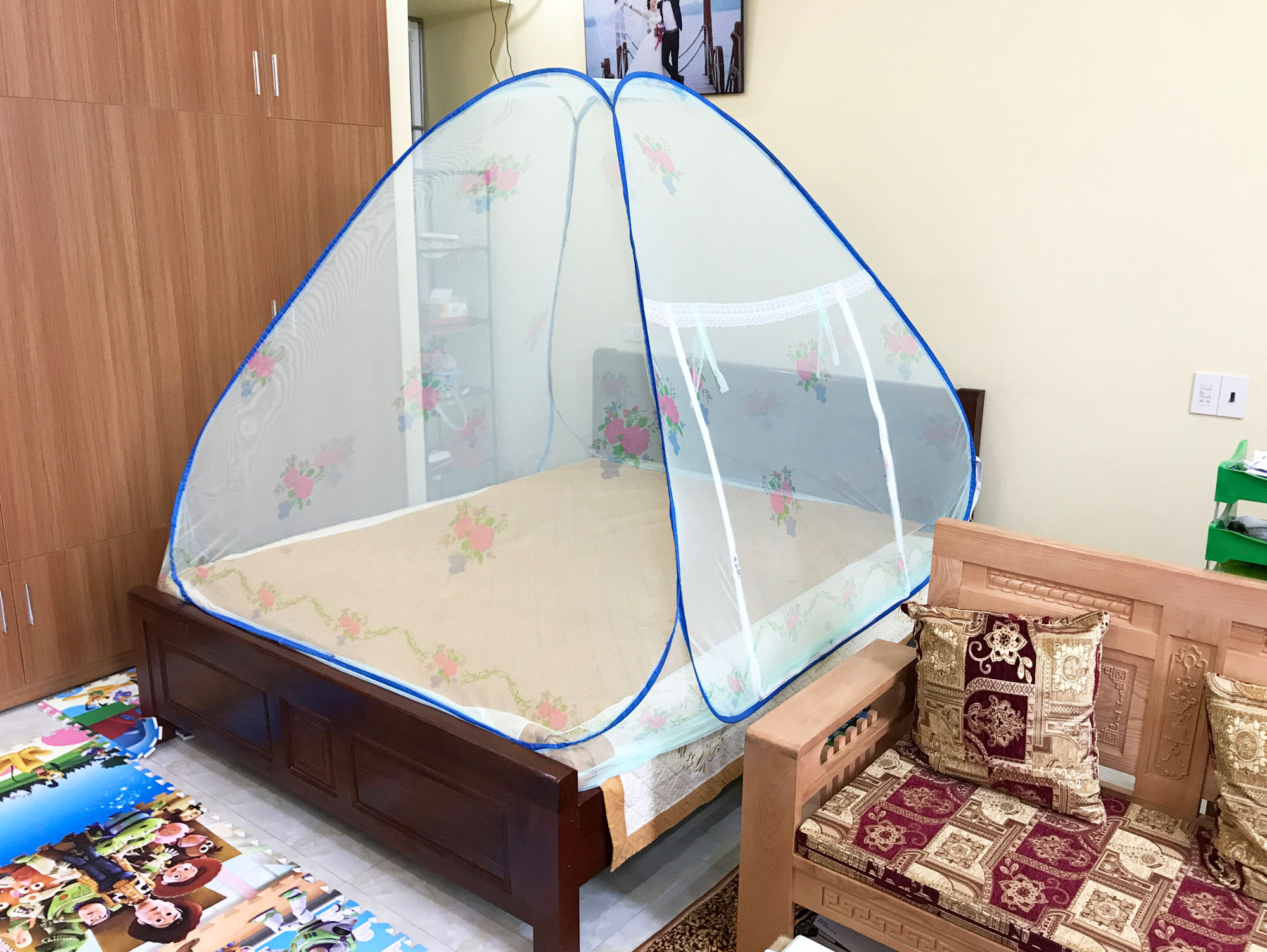 Màn chụp chống muỗi đỉnh hẹp Bình Minh 1m8 x 2m 