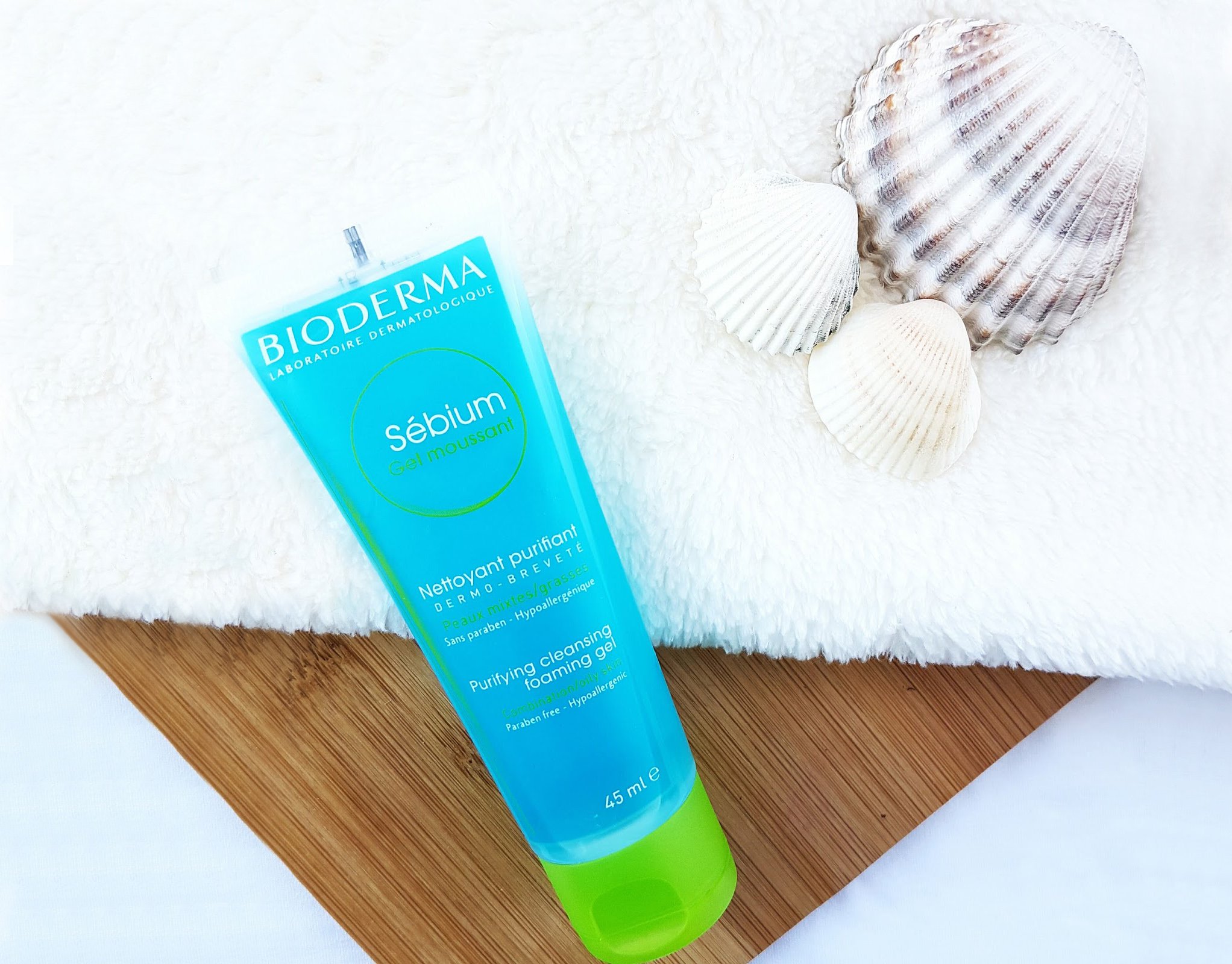 Gel rửa mặt dịu nhẹ cho da dầu, mụn BIODERMA Sébium Gel Moussant 45ml