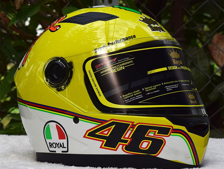 Mũ Bảo Hiểm Royal Fullface V10 (Size XL)