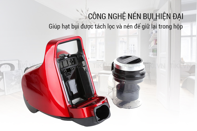 Máy Hút Bụi Toshiba VC-GC33CPV (950W) - Đỏ