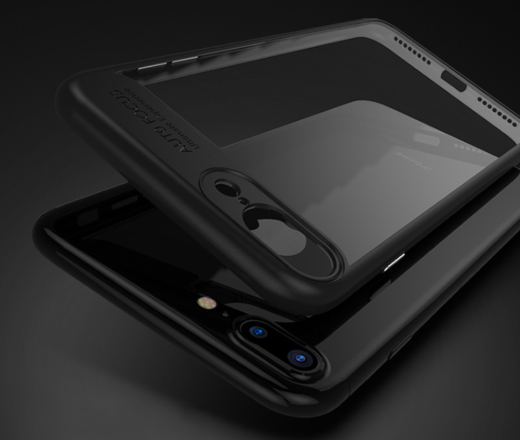 Ốp Lưng Viền Cao Su Bảo Vệ Camera 360 Độ Joyroom Cho iPhone 7 Plus / 8 Plus  Siêu Mỏng 1mm - Hàng Chính Hãng