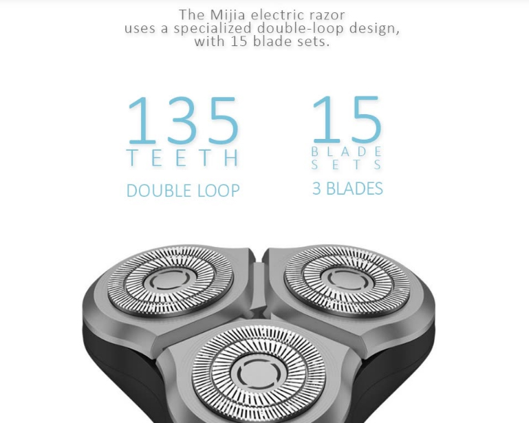 Máy Cạo Râu Điện Dùng Ướt / Khô Xiaomi MIJIA