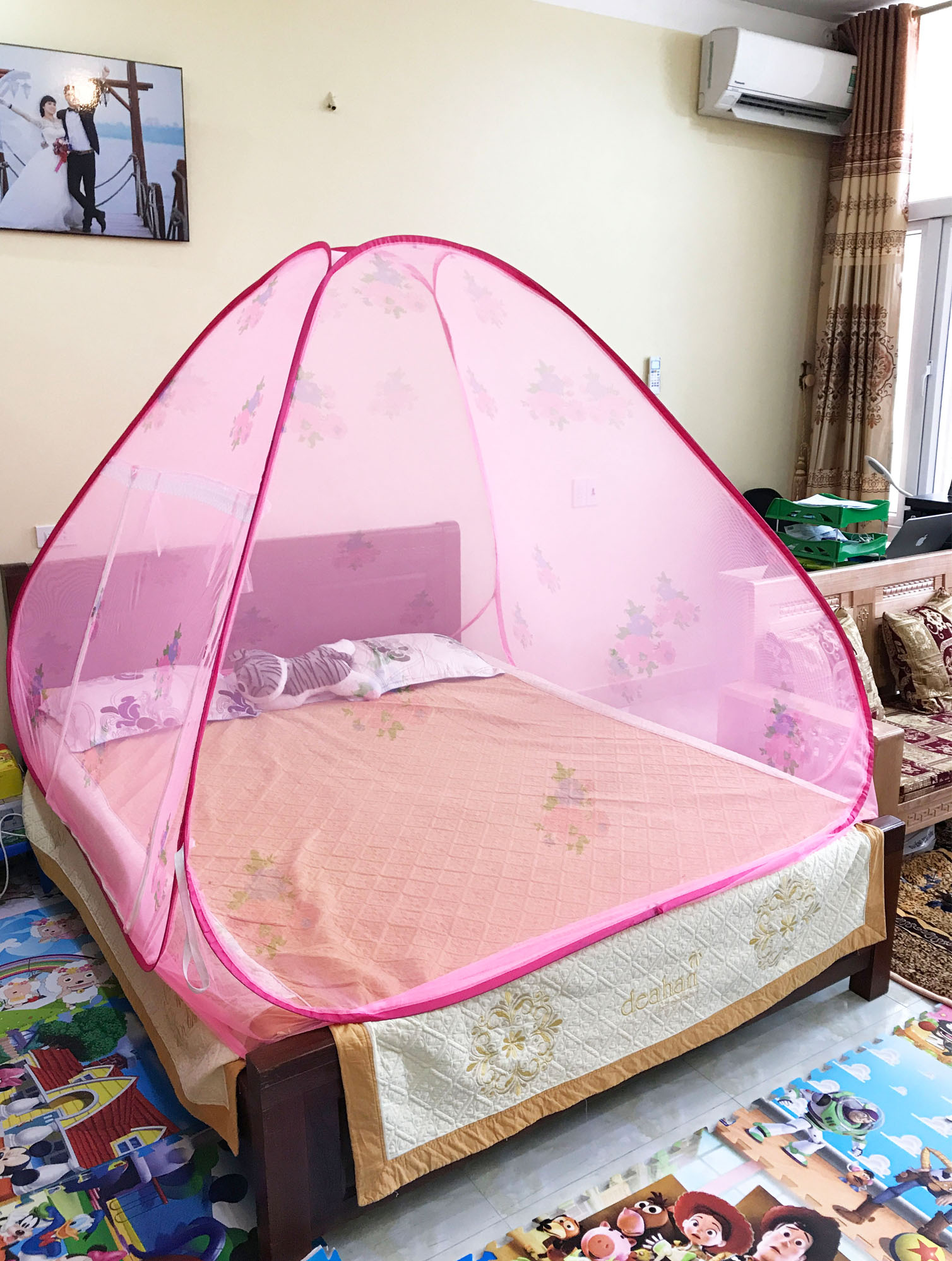 Màn chụp chống muỗi đỉnh hẹp Bình Minh 1m8 x 2m 