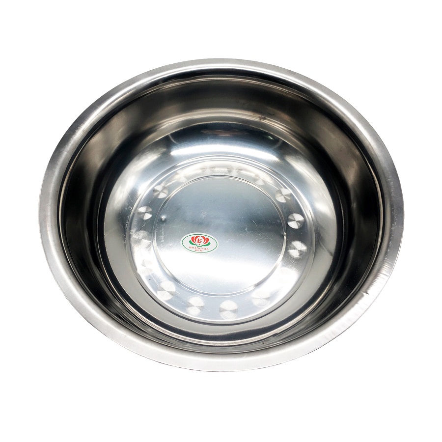 Chậu sâu inox Hoàng Gia size 30cm