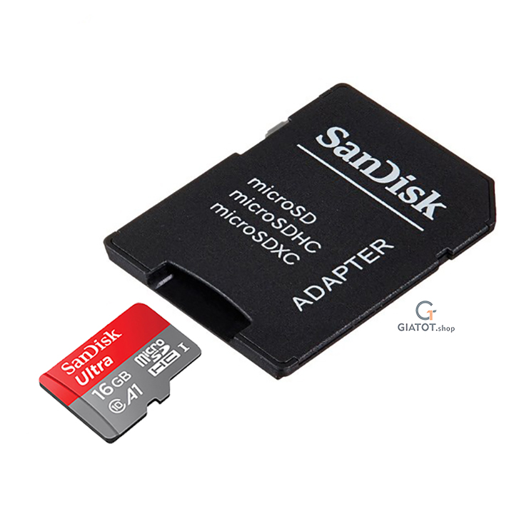 Thẻ nhớ MicroSD SanDisk Ultra Class10 A1 16GB 98Mb/s