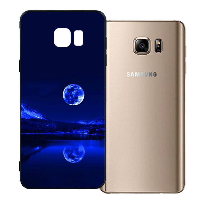 Ốp lưng viền TPU cao cấp cho Samsung Galaxy Note 5 - Moon 02