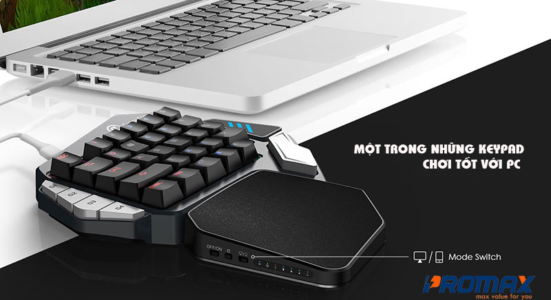 Combo bàn phím cơ GameSir Z1 Keypad và chuột Gamesir GM100 Gaming hỗ trợ chơi game Pubg, Fortnite, Rules of Survival Moblie cho iPhone, Ipad và Android, PC