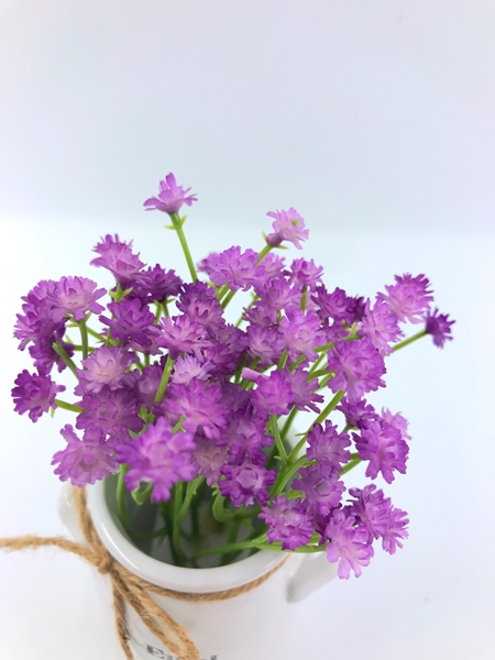 Chậu sứ hoa giả hình tai thỏ màu Tím ms 1037