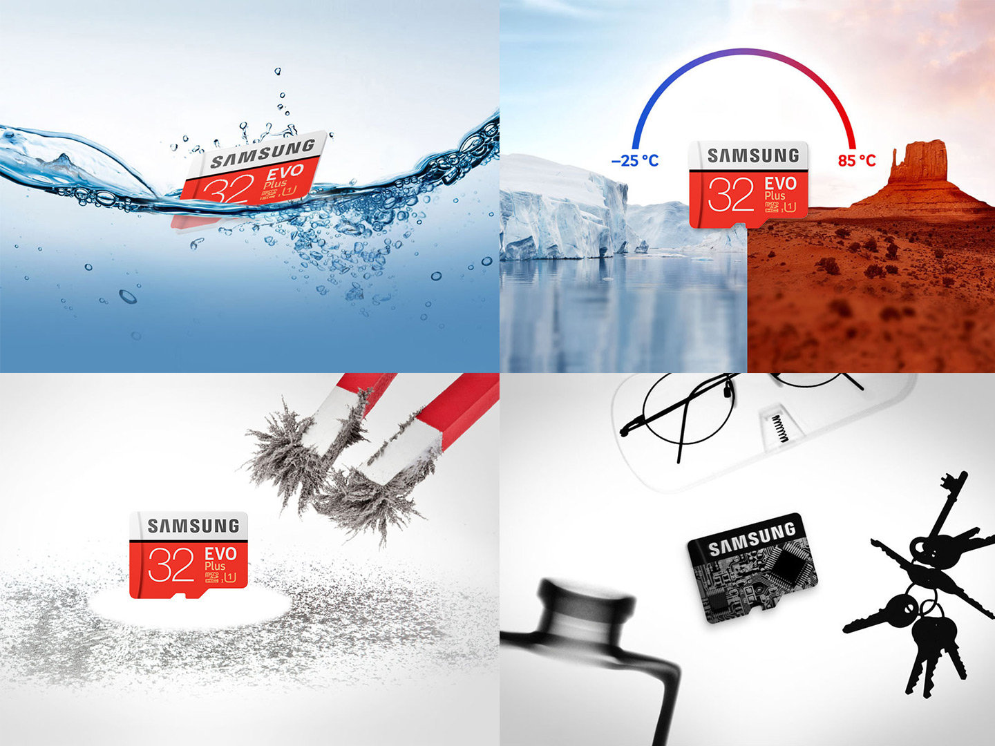 Samsung 32GB UHS-1 Class10 TF  memory card (read speed 95Mb / s write speed 90MB / s) 