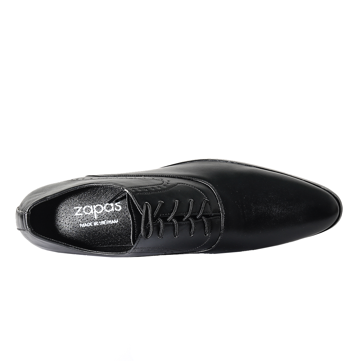 Giày Tây Nam Da Cột Dây Zapas - GF001 (Đen)