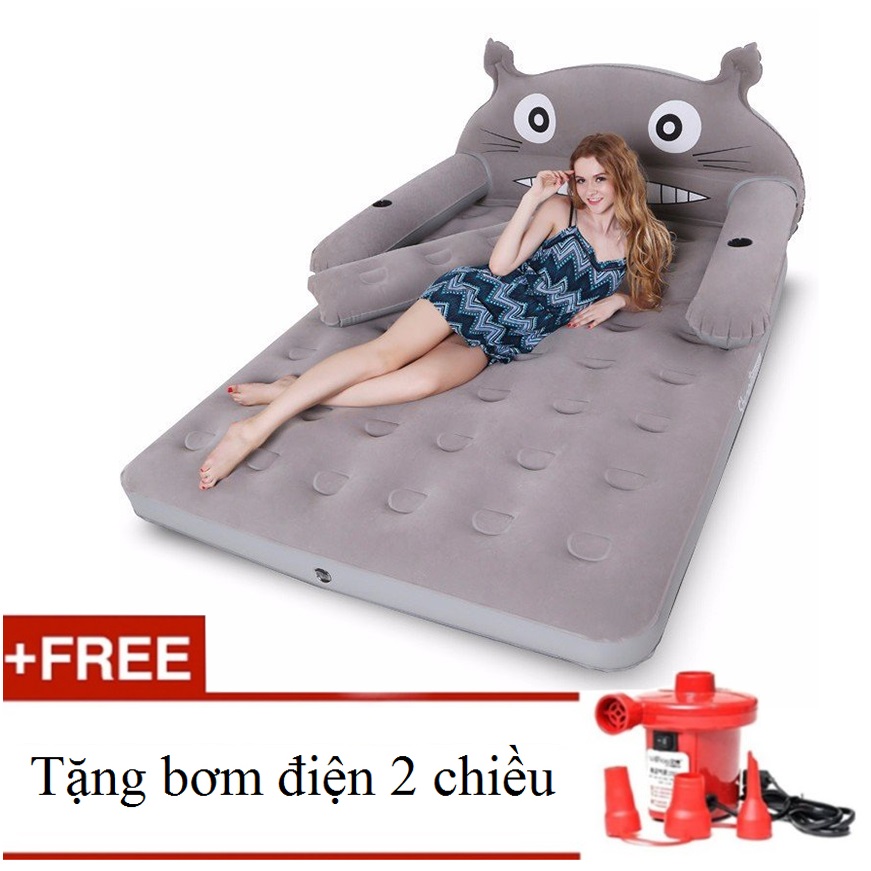 Giường hơi cao cấp TOTORO - Tặng kèm bơm điện