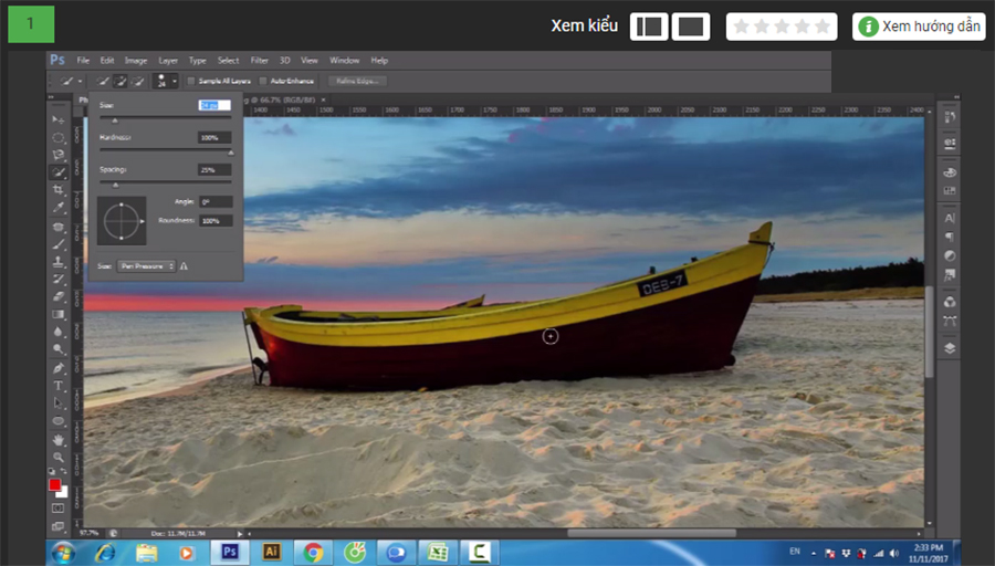 Khóa Học Photoshop CS6 Cho Người Mới Bắt Đầu KYNA TK19