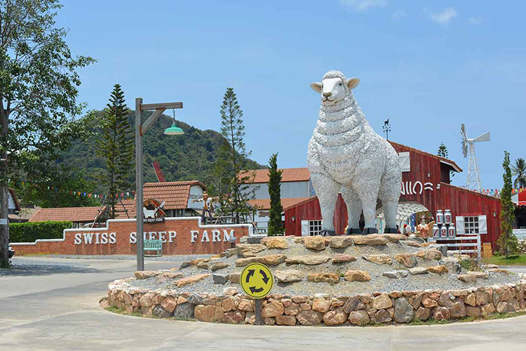 Vé Nông Trại Cừu Swiss Sheep Farm Pattaya