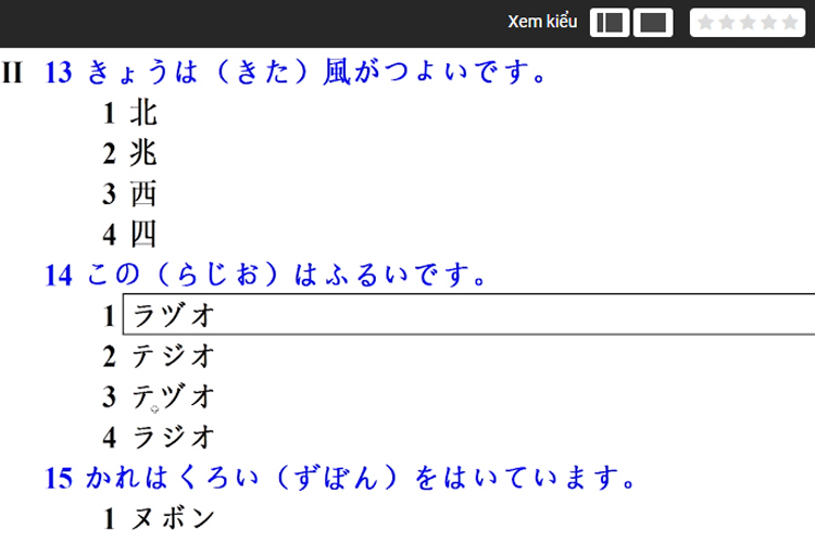 Hướng Dẫn Cách Giải Và Dịch Đề Thi JLPT N5 KYNA NN28