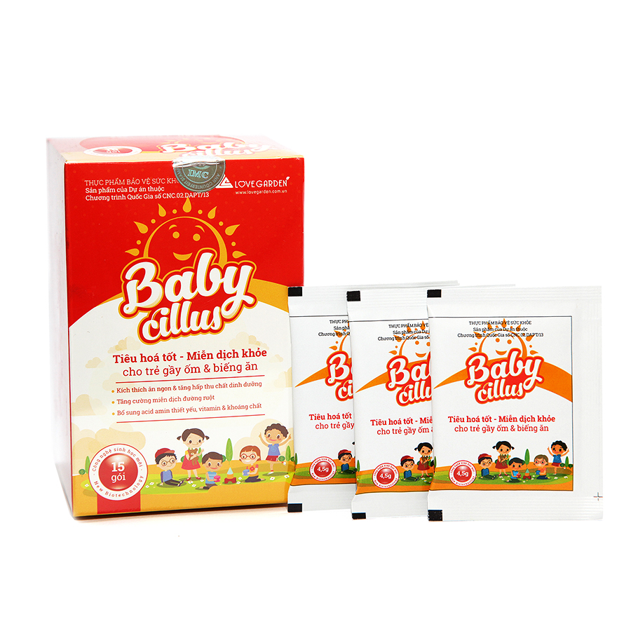  BABYCILLUS - Dành riêng cho trẻ gầy ốm, biếng ăn
