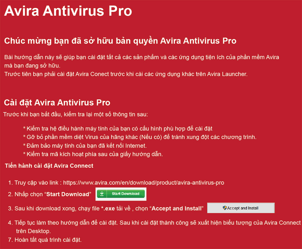 Phần Mềm Diệt Virus Avira Antivirus Pro 5 Máy / 1 Năm