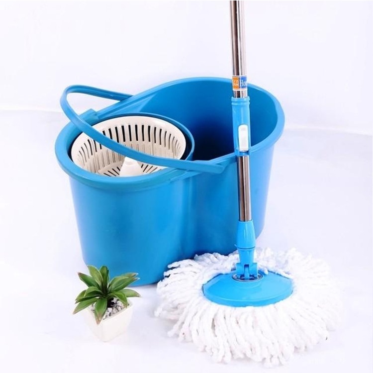 Bộ Lau Nhà Xoay Tay 360 Độ Fujishi Mop Smart FJ-360RN - Xanh Ngọc