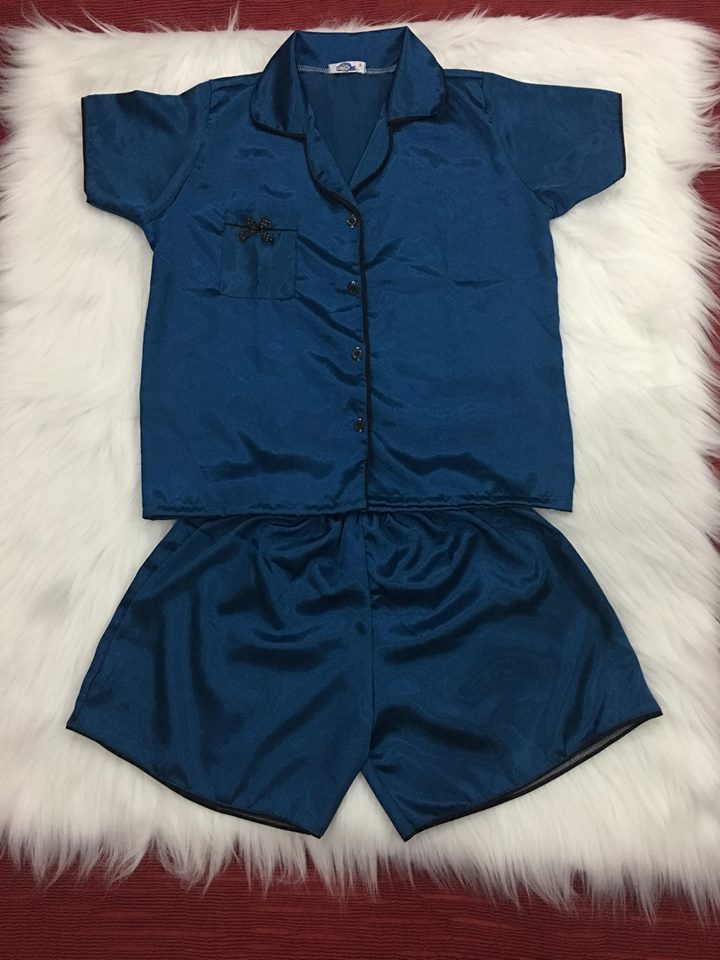Đồ Mặc Nhà (Ngủ) Vải Satin Lụa Siêu Mát Pijama Thái TALAN PHILUA01 - Vàng