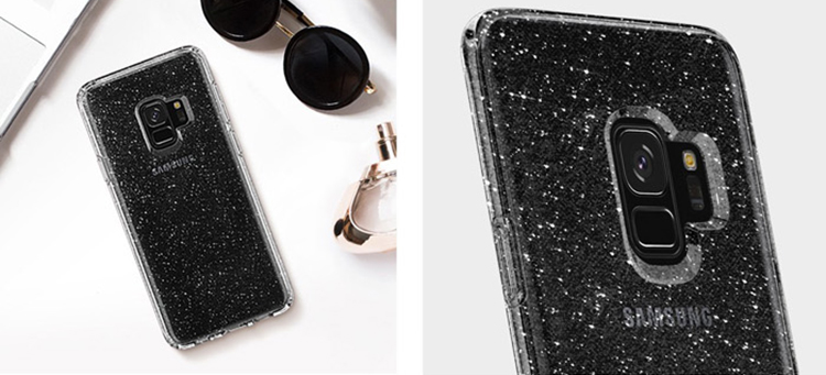 Ốp Lưng Samsung Galaxy S9 Spigen Liquid Crystal Glitter - Hàng Chính Hãng