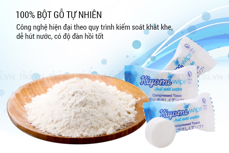 Túi Mặt Nạ Nén Hình Viên Kẹo Kiyomi (30 Viên)