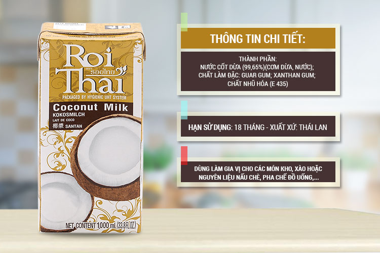 Nước Cốt Dừa Roi Thai (500ml)