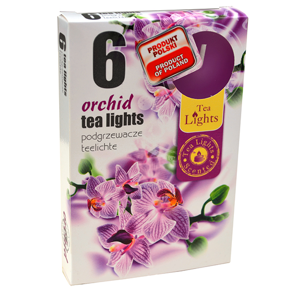 Hộp 6 Nến Thơm Tealight Admit Orchid ADM7708 (Hoa địa lan)