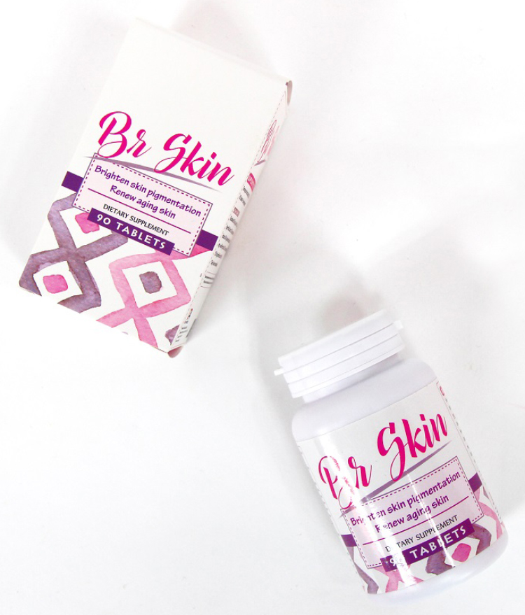 Thực Phẩm Chức Năng Trắng Da Viên Uống Sáng Da - BR-Skin (90 Viên/Hộp)