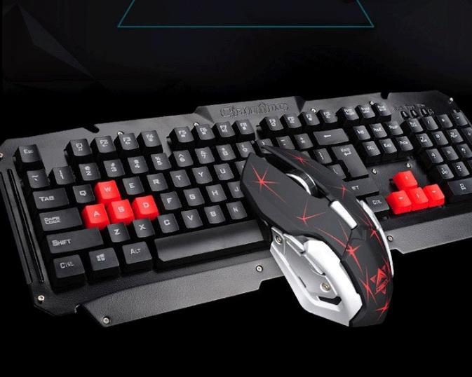 Bộ bàn phím và chuột không dây HK6700