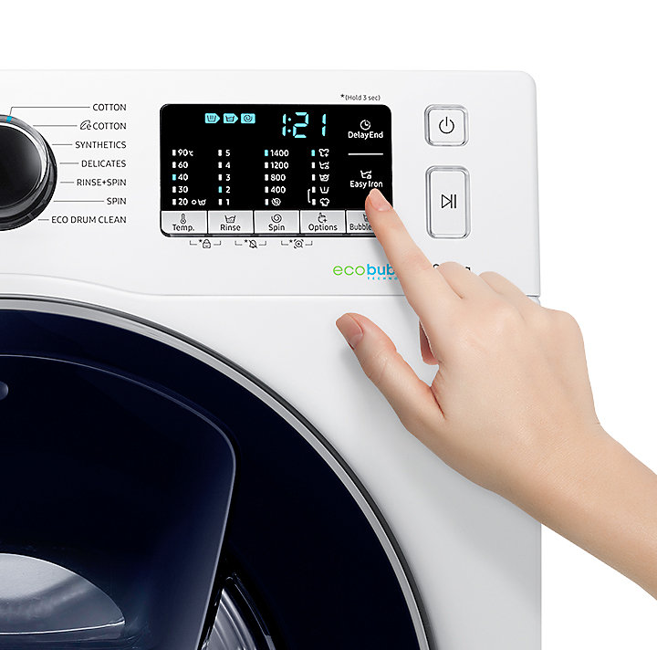 Máy Giặt Cửa Trước Inverter Samsung WW75K52E0WW/SV (7.5kg)