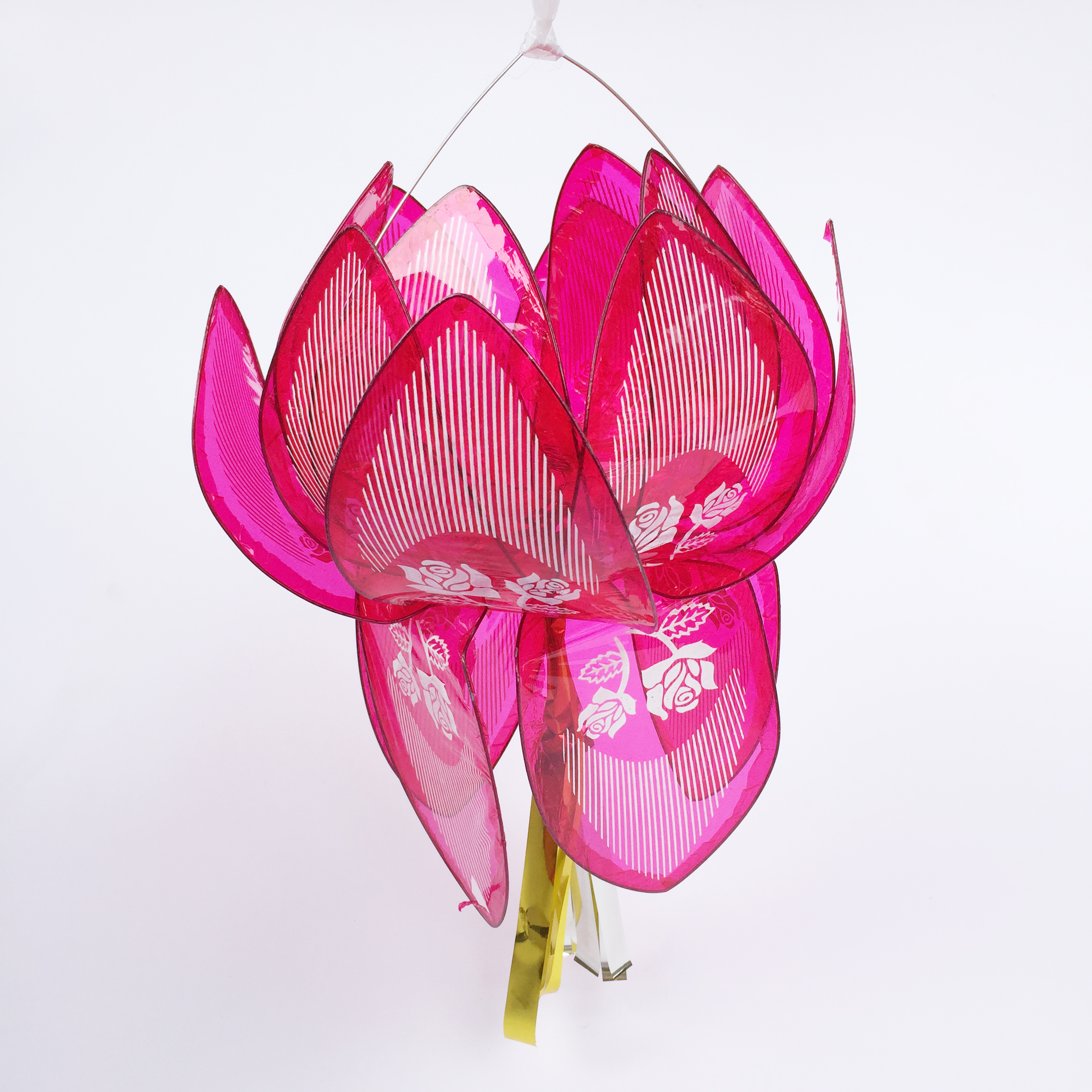 Đèn lồng trung thu truyền thống hình hoa sen cỡ to