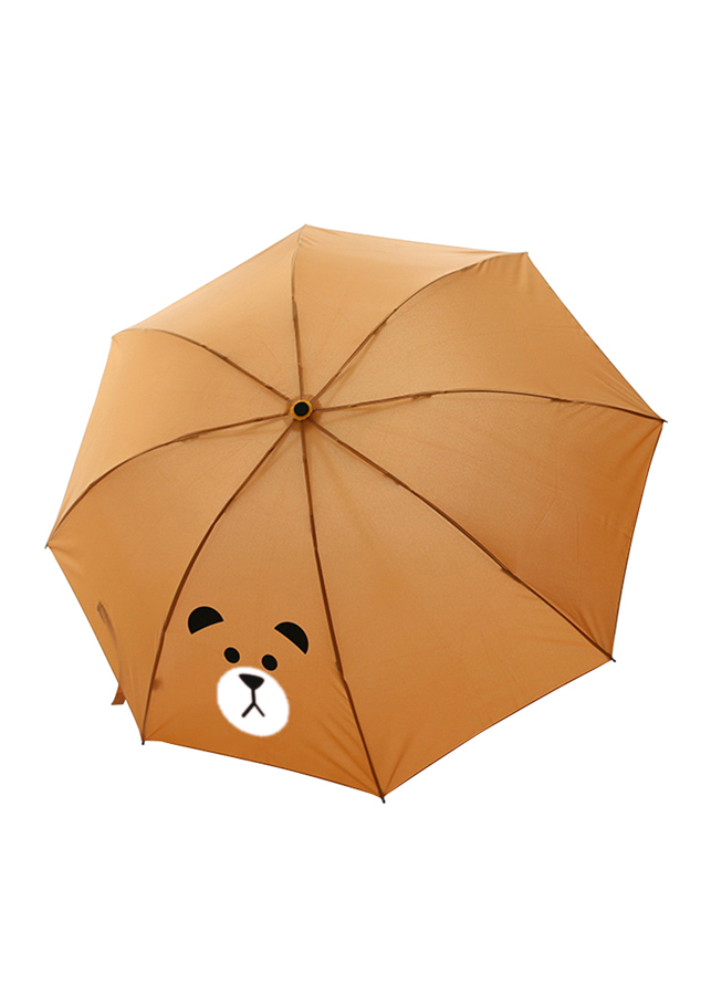 Dù xếp hoạt hình gấu Brown Winwinshop88 - Màu Nâu