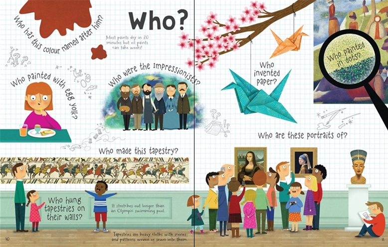 Usborne Lift-the-flap questions and answers about art