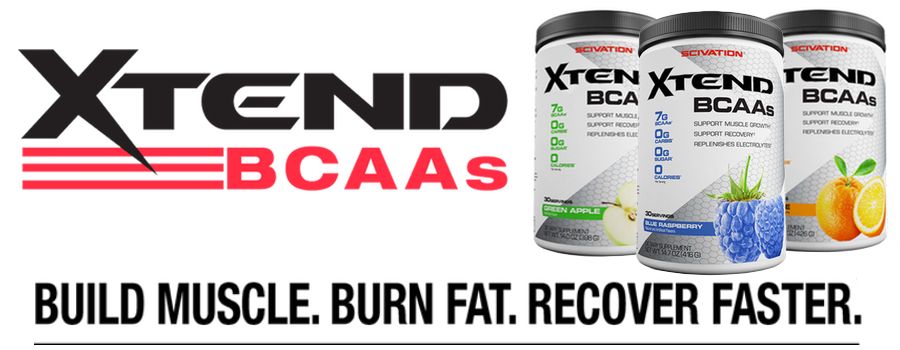 Combo XTEND BCAA của Scivation hương Blue Raspberry hộp 90 lần dùng 1248g & Bình lắc 600 ml