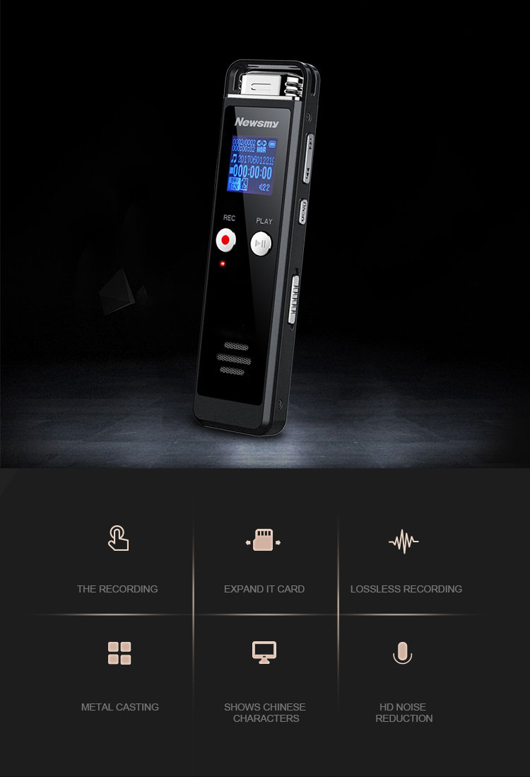 Bút Ghi Âm Và Nghe Nhạc Newsmy RV75 (8G)