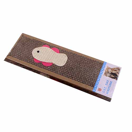 Bàn cào móng cho mèo hình chữ nhật dẹp