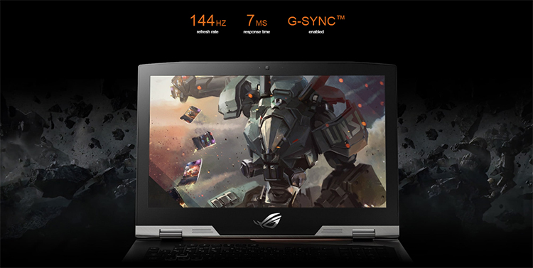 Laptop Gaming Asus ROG Griffin G703GI-E5132T Core i9-8950HK/Win10 (17.3 inch) - Titanium - Hàng Chính Hãng