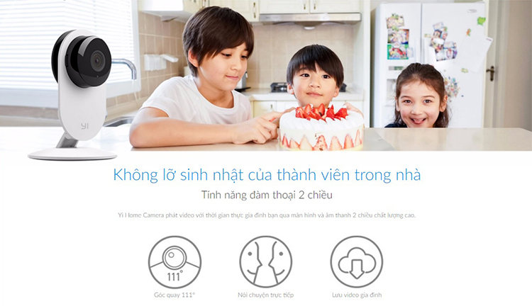 Camera Giám Sát Yi Home 720p Hd Quốc Tế
