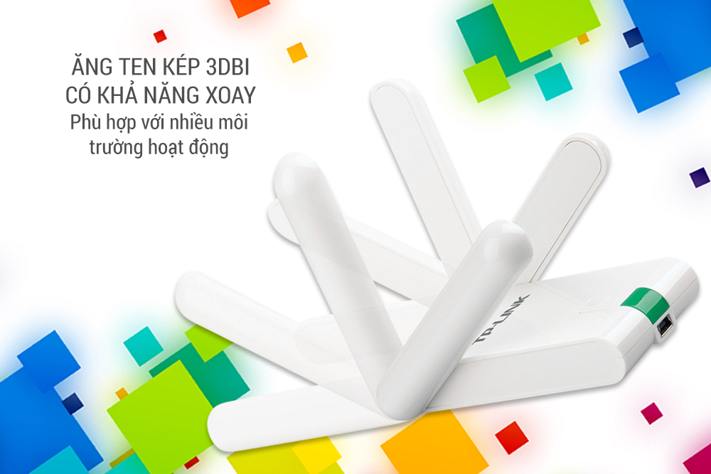 TP-Link  TL-WN822N - USB Wifi (high gain) chuẩn N tốc độ 300Mbps