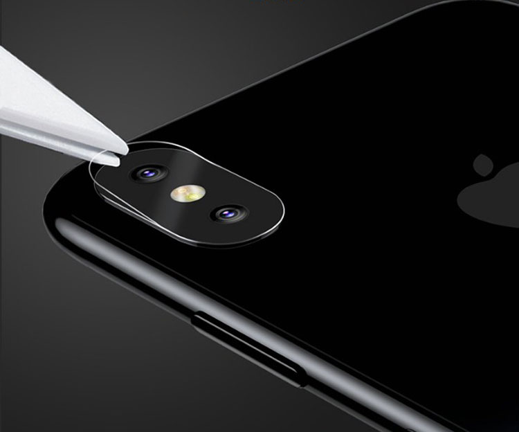 Combo 2 Miếng Kính Cường Lực Camera Baseus iPhone X - Hàng Chính Hãng