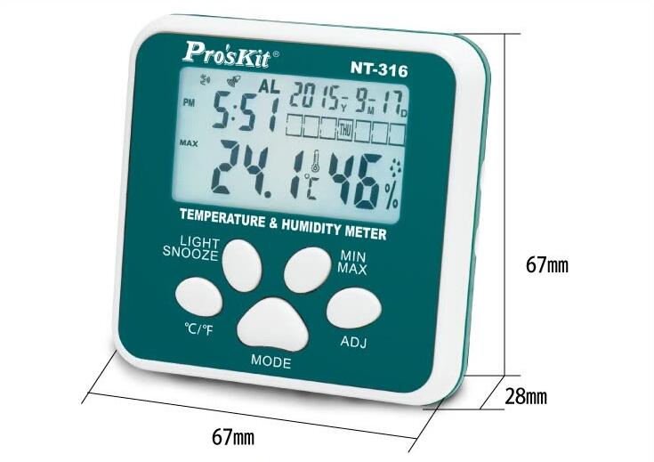 Pro'skit MT-4612 Infrared Thermometer Gun Handheld Thermometer